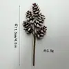 Piñas artificiales y ramas con bayas, accesorios de decoración para cajas de dulces de boda, cadenas de frutas de cuentas de vidrio, decoración DIY para cajas de regalo de Navidad