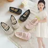 Zapatos de Malla con Lunares Lindos para Niñas 2026 Primavera/Verano Pequeños, Medianos y Grandes Zapatos de Princesa con Lazo Mocasines de Rendimiento