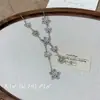 Colar Floral de Luxo Leve Estilo Francês Nicho Design Deslumbrante Moda Versátil Temperamento Minimalista Gargantilha Pétala