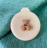 Pente fofo mini almofada de ar pequeno portátil para menina pente pequeno dobrável pente de bolsa de ar pente massageador espelho integrado