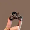 Pinza Pequeña con Pinza para el Pelo Estampado de Leopardo de Gama Alta para Mujer Estilo Celebridad de Internet para Recogido Parcial Accesorio Versátil Elegante Pinza para el Pelo Ambiente Pequeño Estilo Chanel Pequeño