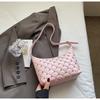 Bolsa Transversal Pequena de Fragrância para Mulheres 2025 Nova Tendência da Moda Bolsa de Axila Losango Design Nicho Bolsa de Ombro Simples