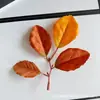 Folhas Simuladas com Cores Ricas, Novas Folhas de Bordo para Fotografia, Adereços de Decoração para Casamentos ao Ar Livre, Artesanato Atacado de Folhas Artificiais