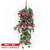 Flor de Rosa Artificial en Forma de Enredadera Decoración de Pared para Sala de Estar Planta de Pared Colgante Enredadera de Flores Artificiales Enredadera de Plástico Planta Araña