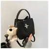 Bolso Cruzado Nuevo de Moda 2026 para Mujer, Bolso Cubo de Lujo Ligero de Nicho de Gama Alta, Bolso de Mano a la Moda con Bolsita a Juego