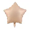 Globo de película de aluminio de 18 pulgadas con forma de estrella de cinco puntas, ideal para cumpleaños, bodas, actividades al por mayor, diseño flotante