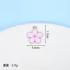 Colgante de Flor con Forma de Corazón Multicolor Aleación de Esmalte Accesorios de Joyería DIY Materiales Ecológicos Fábrica Colgante Accesorios Personalización