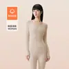 Roupa Modeladora Térmica de Lã Roupa Íntima Feminina Aquecimento Emagrecimento Sem Costura Conjunto de Roupas e Calças de Outono Levanta Bumbum Controle de Barriga Calças Térmicas