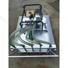 Máquina de excavación de raíces de loto tipo flotador, máquina de recolección de raíces de loto flotantes de acero inoxidable con forma de herradura, máquina cosechadora de raíces de loto agrícola autopropulsada