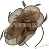 Fashinator Tocados Europeos y Americanos Tela del Club de Jinetes Flor para el Cabello Accesorios para el Cabello Sombrero para Novia y Baile de Graduación Aro para el Cabello Pasador Doble Propósito