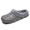 Pantuflas de Algodón para Hombre Estilo Coreano Moderno 2020 Nuevas de Invierno Forradas de Felpa Cálidas Distintivas Antideslizantes para Exteriores Zapatos Tipo Cueva