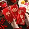 Sobres rojos de alta gama de mil yuanes para recién casados, nuevos diseños de boda, caracteres creativos de "felicidad", sobres de regalo personalizados