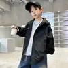 Chaqueta para niño, primavera y otoño 2026, nueva y elegante cortavientos de otoño para niños mayores, top con capucha para exteriores estilo coreano