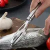 Acero Inoxidable 410 Raspador Manual de Pescado Removedor de Escamas de Pescado Herramienta para Escamas de Pescado Raspador de Escamas de Pescado Multifuncional Cocina