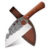 Cuchillo de cocina pequeño de forja Yangjiang para el hogar, cortador de carne, cuchillo de anilla portátil para exteriores, cuchillo recto pequeño, cuchillo para matar peces, cuchillo cruzado afilado