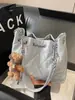 Bolsa Pequena Estilo Coreano Acolchoada Estilo Chanel com Corrente Tendência Bolsa Saco Feminina Nova Moda Primavera 2026 Bolsa de Ombro Transversal