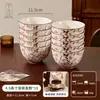 Conjunto de louças vintage de alto valor, pratos, travessas, tigelas de cerâmica, tigelas de arroz, louças de cerâmica para uso doméstico, presente de inauguração