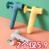 Capa Anticolisão para Maçaneta de Porta de Silicone Batente de Porta sem Furo Protetor de Maçaneta Integrado Cobertura de Amortecedor Anticolisão Silencioso para Porta Interna