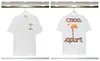 Marca Europeia e Americana da Moda Casablanca Tamanho Plus-Size Manga Curta 2026 Outono/Inverno Casablanca Camiseta Manga Curta Solta