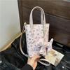 Bolsa de Mão para Mulheres 2026 Nova Moda Casual Estampa de Urso Bolsa de Ombro Tendência Versátil Bolsa Transversal
