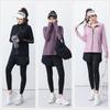 Conjunto de dos piezas formado por falda y cárdigan, para yoga, fitness, deportes, correr, gimnasio, talla grande, para chica gordita, aspecto ajustado y holgado.