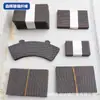 Fábrica de malla de filtro de líquido de aluminio/lámina de filtro de líquido de aluminio/malla de bloqueo de escoria en forma de abanico/malla a prueba de escoria de fundición/malla de filtro carbonizada