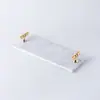 Bandeja Decorativa de Mármore Natural com Textura de Madeira da Caverna Amarela, Disponível em Várias Cores e Tamanhos, Adequada para Exibição na Sala de Estar e no Quarto