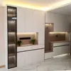 Guangzhou Foshan Guarda-Roupa de Quarto com Toque de Pele para Casa Inteira Armário de Vinho de Uma Porta ao Teto Cozinha Grau ENF Quarto de Crianças Closet