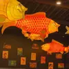 Lanternas de Peixe Koi, Luzes Pendentes Criativas de Peixe Dourado, Lanternas Grandes para o Festival da Primavera, Decorações de Lanternas Populares em Áreas de Turismo Cultural, Lanternas de Peixe