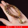 Cuentas de barril de sándalo verde DIY Garra de Gato Garra pulsera especificación 8 x 8 hombres y mujeres rosario decoración Wenwan joyería fábrica al por mayor