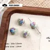 Concha Forma de Caracola Estilo Oceánico Colección Pendientes Pendientes Llavero Bolso Colgante Cerámica Acrílico Cuentas DIY