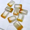 Colgante de Paz de Ágata Colorido Tipo Hielo, Amuleto de Paz con Forma de Caramelo de Calcedonia, Calabaza, Candado de Nube Auspiciosa, Colgante de Jade Zorro