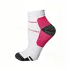 Calcetines de compresión deportiva con presión graduada, ajustados y cómodos, adecuados para correr, saltar la cuerda, ciclismo, disponibles en varios colores, absorbentes de sudor y transpirables, calcetines unisex