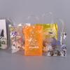 Bolsa de plástico de PVC con láser, bolsa mágica de PVC, bolsa de compras, bolsa de cosméticos, bolsa de regalo transparente, logotipo imprimible
