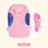 Arnés de colorblock dopamina para perro de verano para perros pequeños, arnés para mascotas transpirable y que reduce el peso, correa para gato