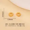 Novos acessórios DIY de prata feitos à mão em estilo chinês 925 banhado a ouro contas separadoras em forma de sol estilo antigo materiais espaçadores decorativos com contas
