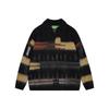 Suéter de Estilo Americano Retro Moderno de Marca con Combinación de Colores Degradados Estilo Holgazán para Hombre y Mujer Pareja Oversize Chaqueta de Punto a Contraste