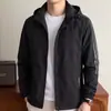 Jaqueta Masculina Casual de Negócios 2026, Jaqueta Masculina com Capuz, Camisa com Zíper, Roupa Exterior, Dropshipping Disponível