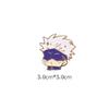 Anime Jujutsu Kaisen Periférico Broche Gojo Satoru Medalla Accesorios Mochila Estudiante Masculino Lindo Broche Insignia de Metal