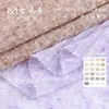 Tecido de linho com flocos de neve 5*2, jacquard de poliéster 140G com nervuras, cardigã respirável, tecido de malha canelada