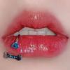 Set de Piercing Labial con Diente Interno de Hueso de Perro con Diamantes y Circonitas Lindo Acero de Titanio 316L Goteo de Aceite Acero Inoxidable Tricolor Sexy Joyería para Piercing