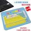 [con Pinyin] Pequeña Tabla Periódica de los Elementos Químicos Alfombrilla para Ratón Cuadrada Bloqueo Creativo Casual Dibujos Animados Pad para Computadora