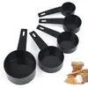 Taza de plástico cuchara medidora 10 piezas herramientas para hornear con báscula taza medidora cuchara medidora juego de cucharas medidoras para el hogar