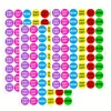 54 Pegatinas/Hoja Pegatinas de Día de Pago Calendario Planificador Etiquetas de Recordatorio Día Libre Pegatinas de Planificador de Puntos