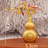 Cabaça Flor de Pessegueiro Árvore da Fortuna Decoração de Casa Artesanato em Metal Ornamento