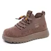 Zapatos Botas de Nieve para Mujer Botas de Algodón Zapatos de Algodón para Mujer 2025 Nuevas Botas de Algodón de Suela Gruesa para Mujer Zapatos para Mamá de Mediana Edad y Ancianos Cálidos