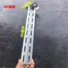 Suporte de Parede para Coluna de Perfil Angular Acessórios Suporte para Coluna de Ponte Metálica Coluna de Perfil Angular Galvanizado a Quente