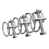 Aço Inoxidável 304/201 Abraçadeira de Mangueira de Fio Duplo Abraçadeira de Tubo Suporte de Tubo de Gás Tubo de Água Estrutura de Aço Abraçadeira de Tubo de Borracha
