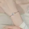 Pulsera de Delfín Hielo Triturado de Plata 925 para Mujer, Elegante Pulsera Fish de Ins, Joyería de Lujo Ligero de Gama Alta, Accesorio de Moda de Nicho