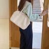 Bolso de hombro para mujer, estilo universitario de Corea del Sur, súper moderno, de gran capacidad, combinable, informal, portátil, para debajo del brazo, 2025